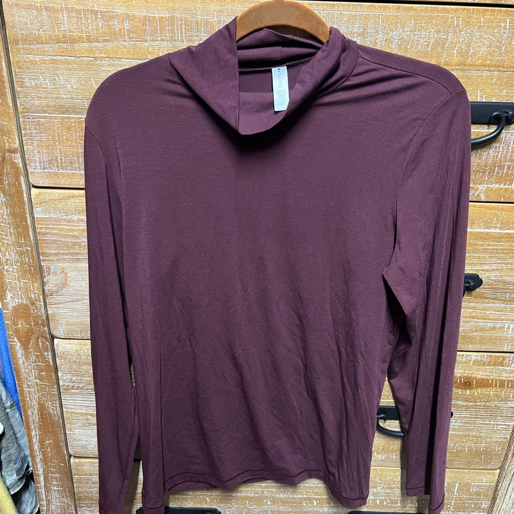 Athleta Plum Long Sleeve Top